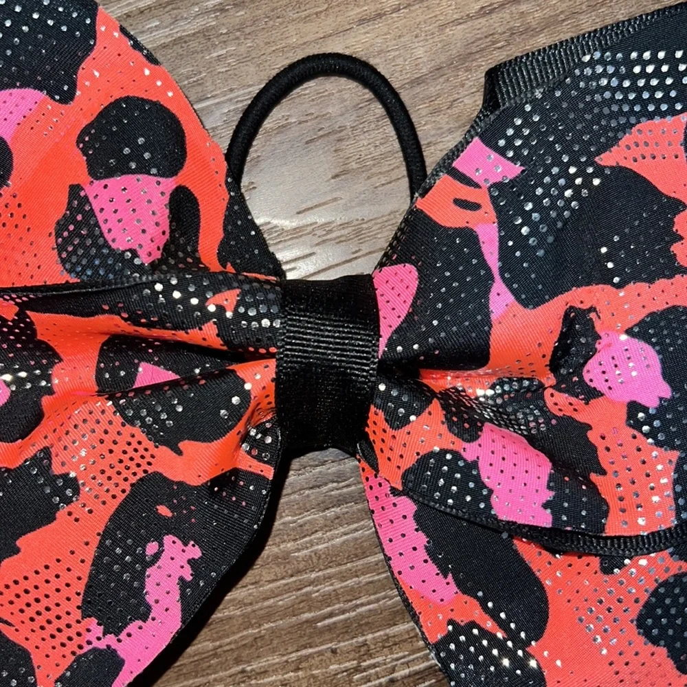 Brand new! Handmade Cheetah Print Cheerleading Bow